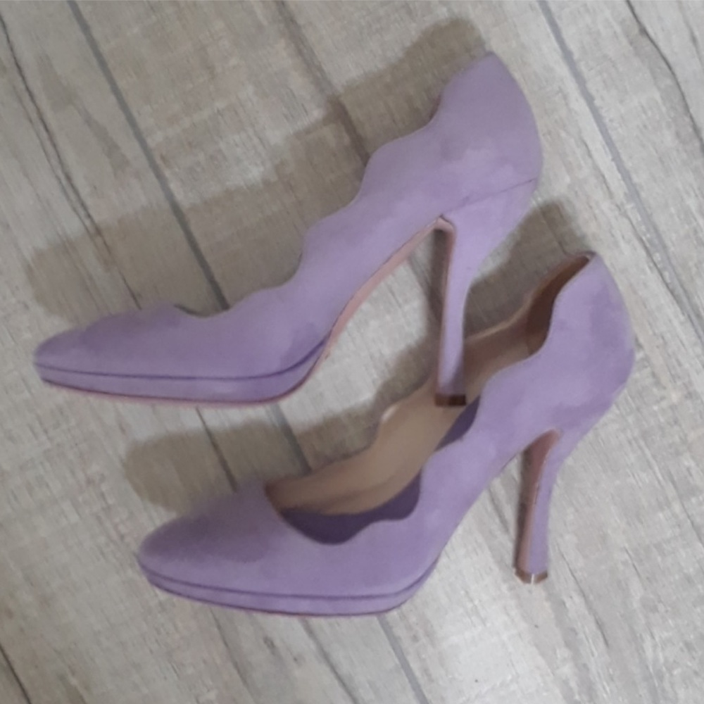 PRADA..LAVENDER SUEDE..FAIRY COLLECTION